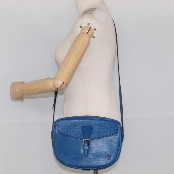 LOUIS VUITTON Epi June Feuille Shoulder Bag Blue - Picture 14 of 16